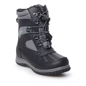 totes Jimmy Boys' Water Resistant Winter Boots Size 3M - NIB